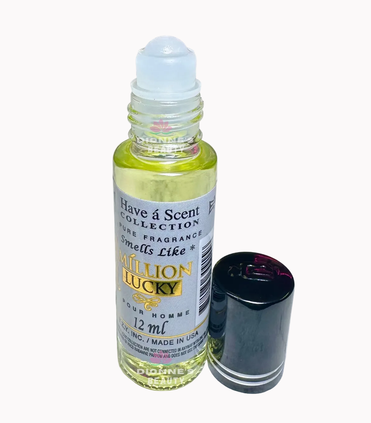 Have a Scent Collection Pure Fragrance Smells Like "1 Milliom Lucky" Pour Homme Roll On Oils 12ml