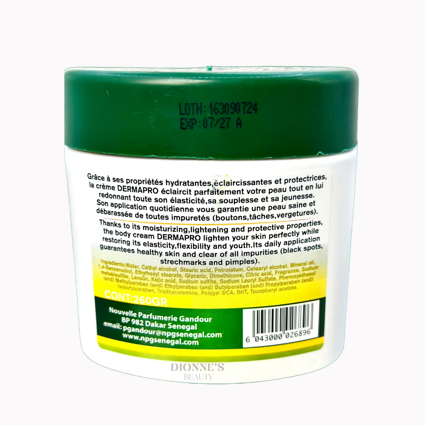 Dermapro Intensive Care Lightening body Cream