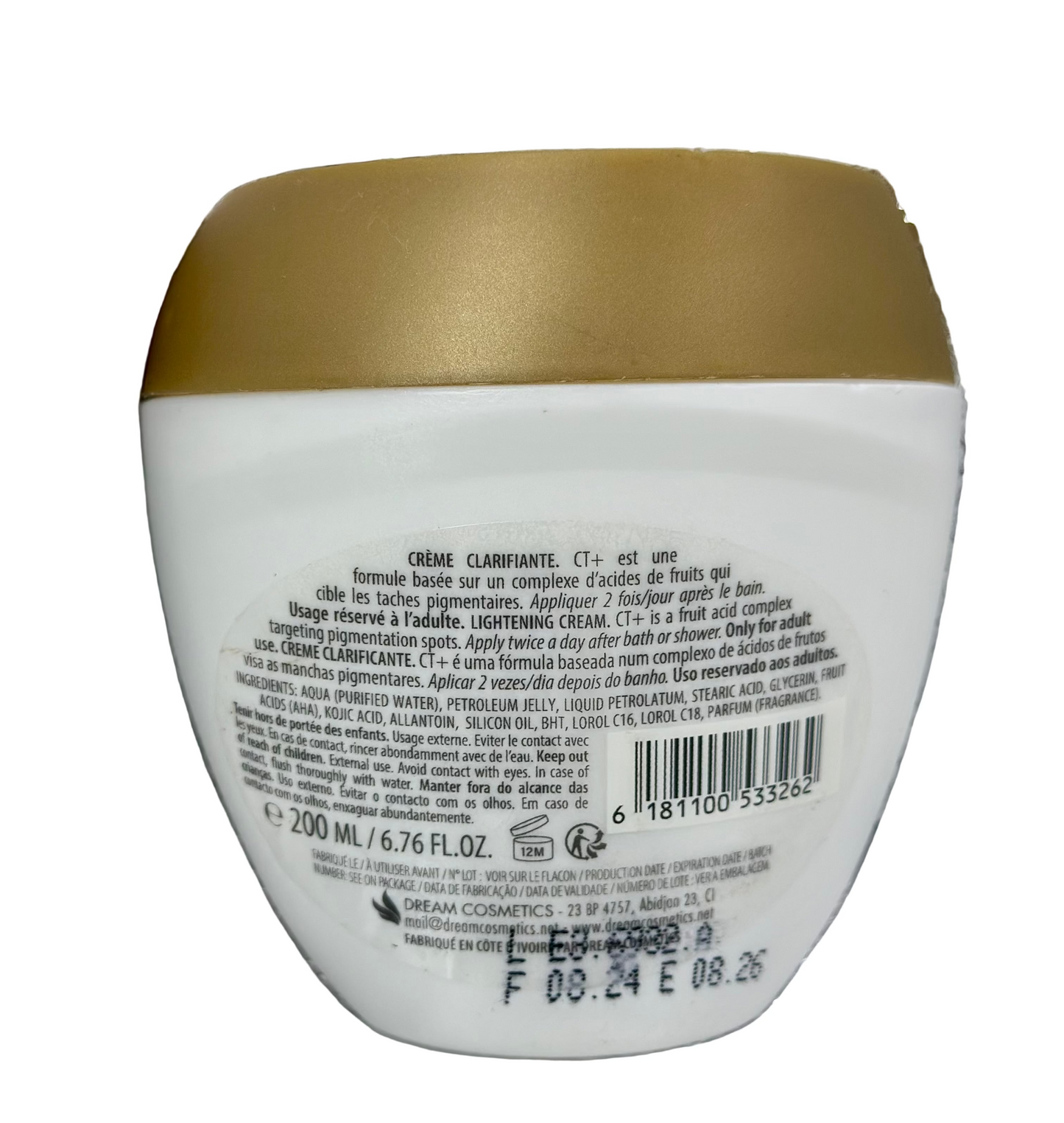 CT+ Clear Therapy Extra Lightening Cream