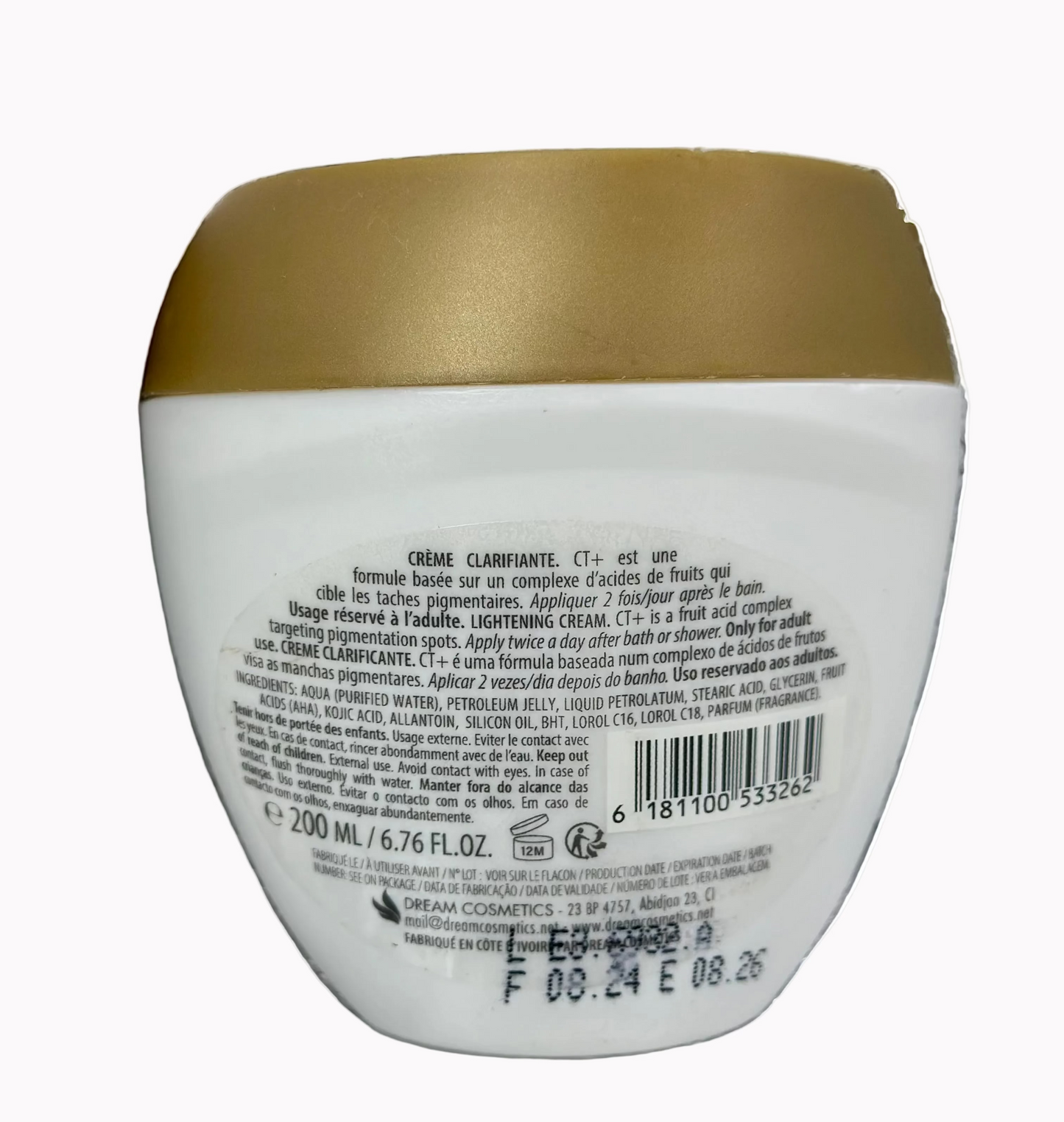 CT+ Clear Therapy Extra Lightening Cream