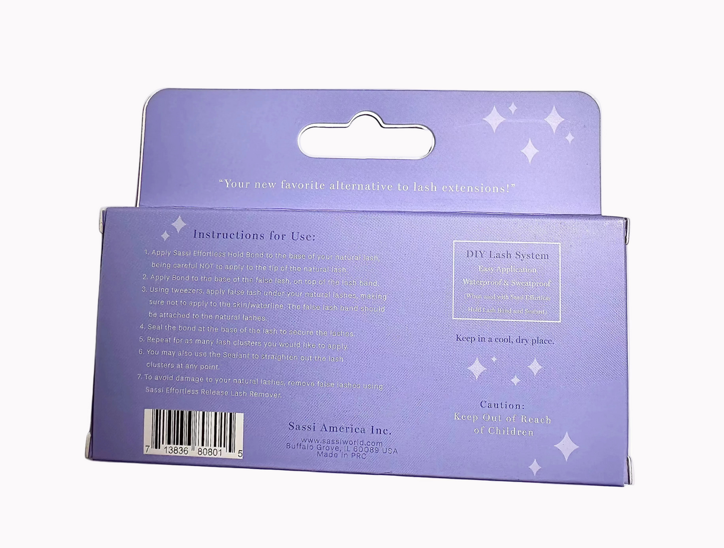 Sassi Effortless Extensions Cluster Lashes