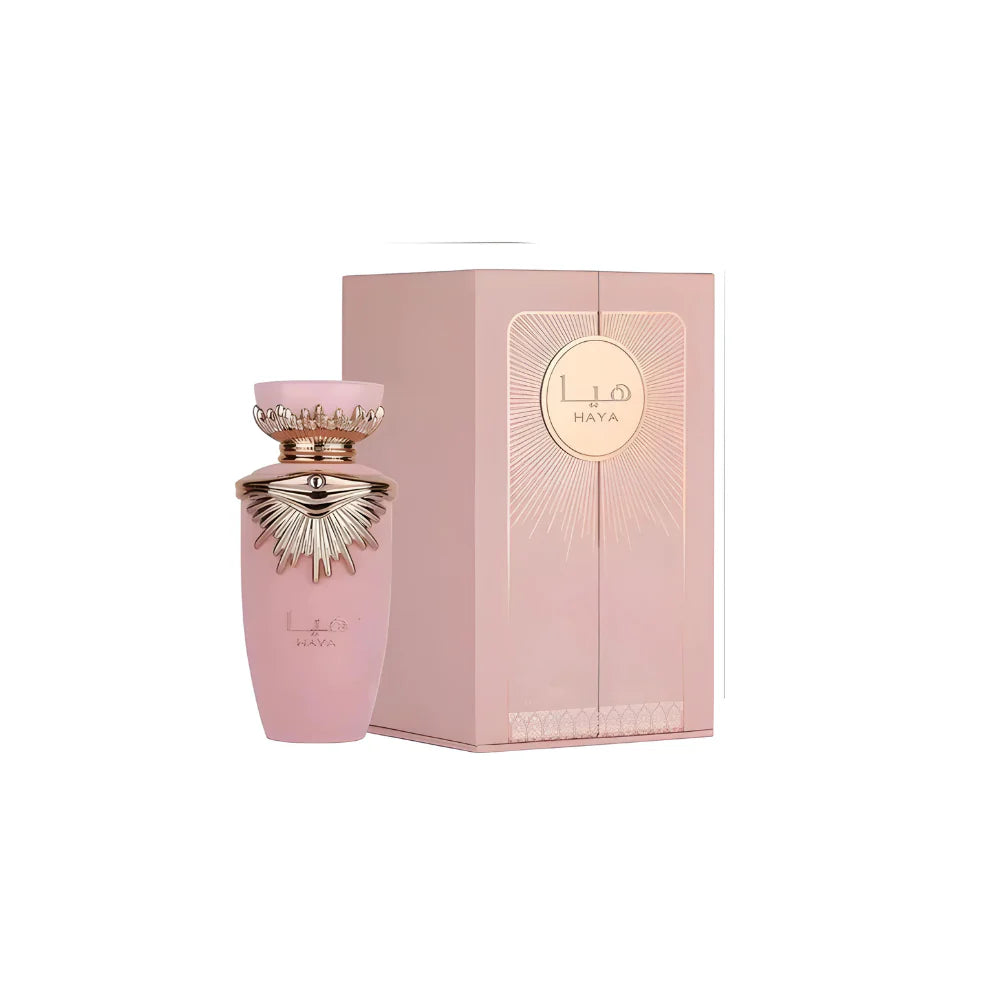 Lattafa Haya Eau de Parfum Spray for Women, 3.4 Ounce