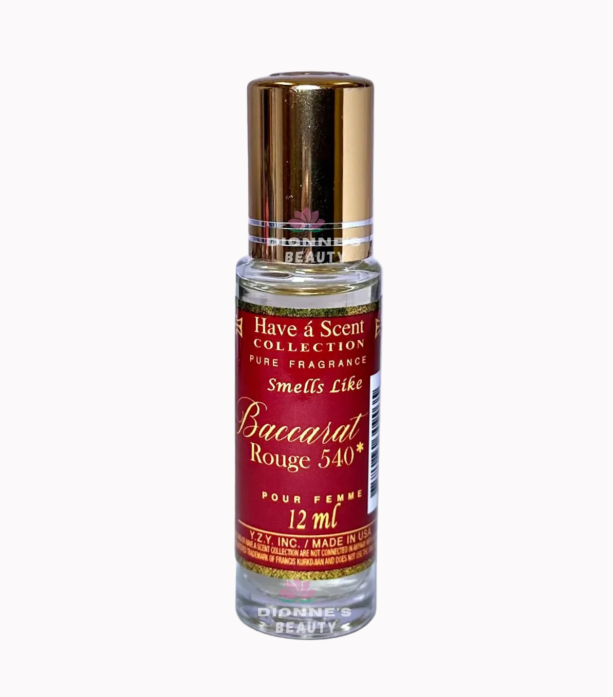 Have a Scent Collection Pure Fragrance Smells Like "Baccarat Rouge 540" Unisex Roll On Oils 12ml