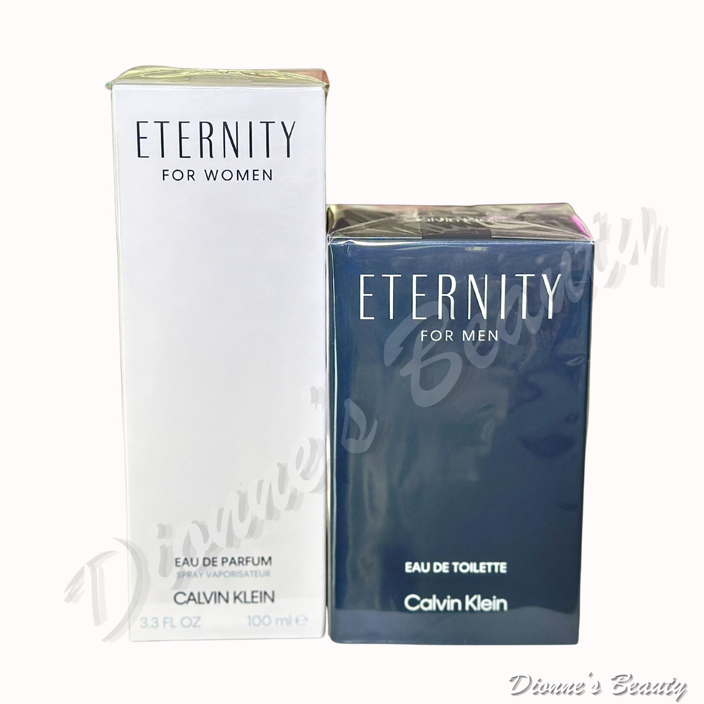 His & Hers Timeless Fragrance Set #1 (Eternity EDP for Women & Men 3.4Oz)