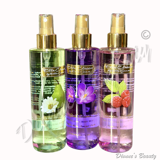 Floral Fantasy Mist Collection (Ella Classic Passionate Pear + April Charm + Passion Berry 240ml Each))