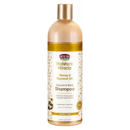 African Pride Honey & Coconut Oil Nourish & Shine Shampoo