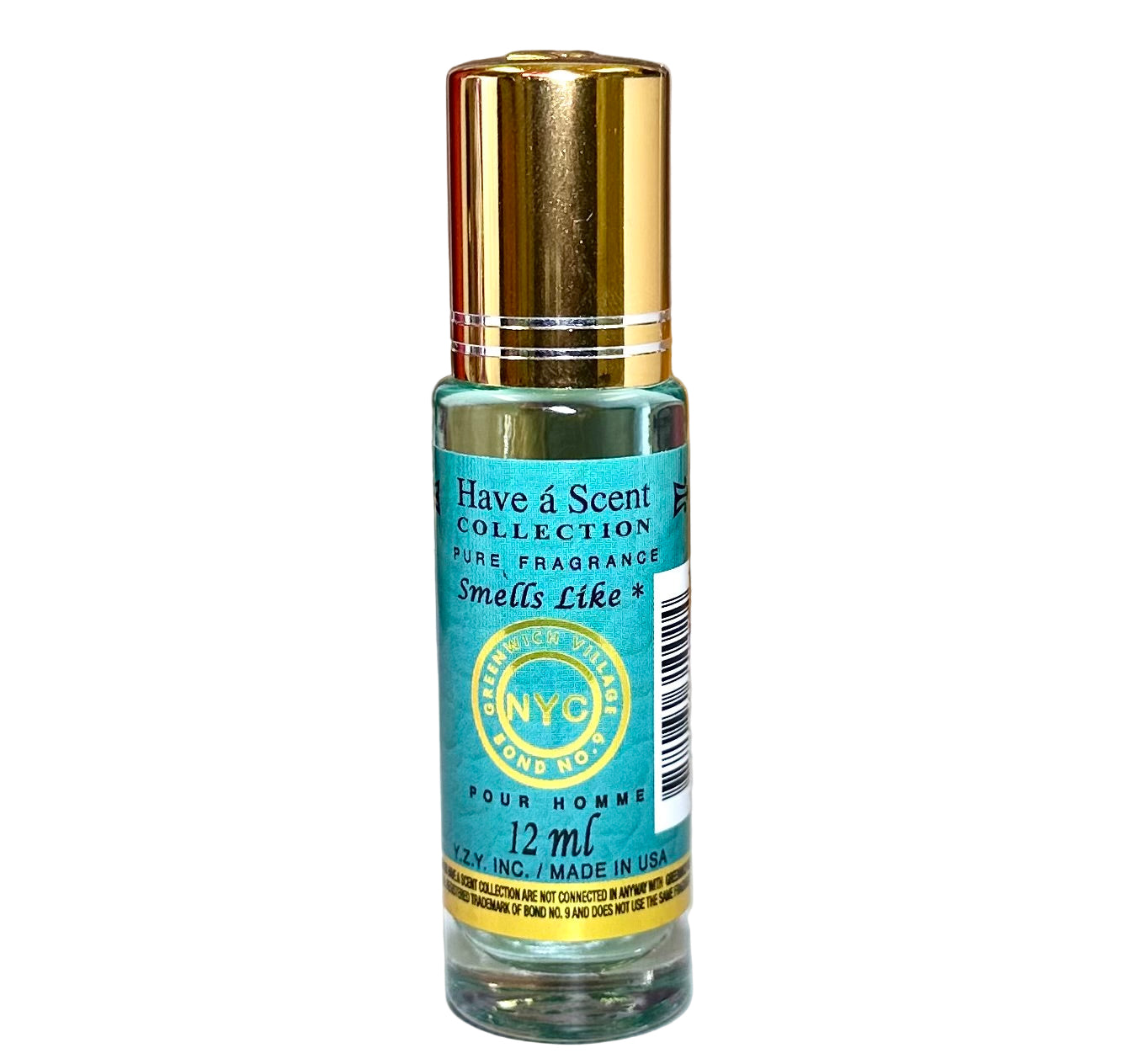 Have a Scent Collection Pure Fragrance Smells like “Bond 9” Pour Homme Roll on Perfume Oil 12ml