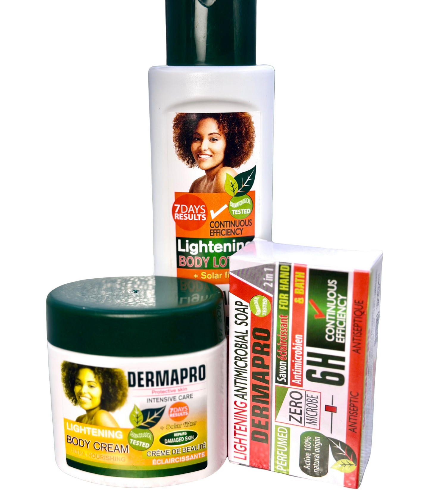 Dermapro Intensive SkinCare Set (Body Lotion 500ml + Cream 260g + 200g )