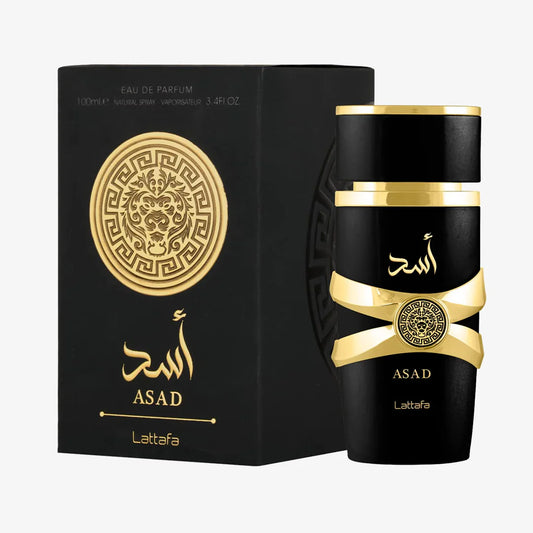 Lattafa Perfumes Asad for Unisex Eau de Parfum Spray, 3.4 Ounce