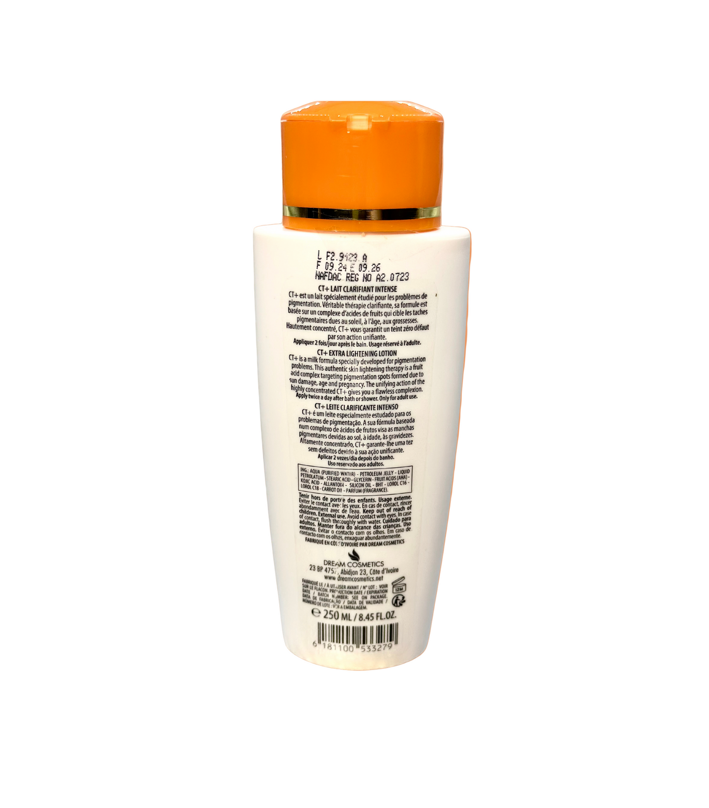 CT+ Clear Therapy Extra Lightening Lotion (With Carrot Oil)