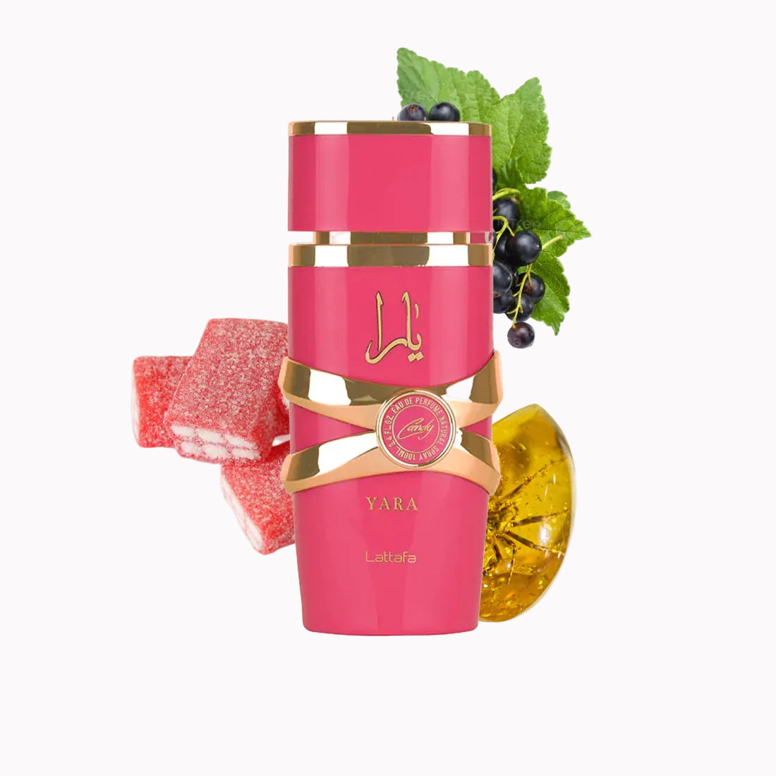 Lattafa Yara Candy - Eau de Parfum Long-Lasting Fragrance for Women, 3.40 Ounce / 100 ml