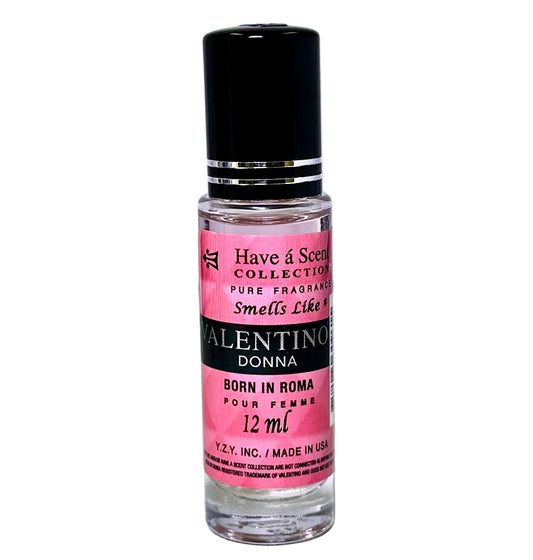 Have a Scent Collection Pure Fragrance Smells Like "Valentino Donna" Pour Femme Roll On Oils 12ml