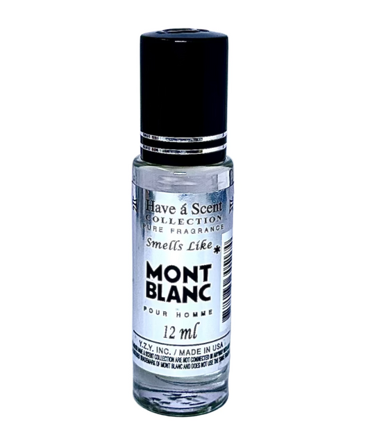 Have a Scent Collection Pure Fragrance Smells like “Mont Blanc” Pour Homme Roll On Perfume Oil