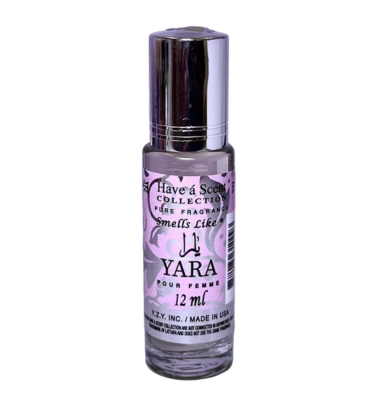 Have a Scent Collection Pure Fragrance Smells Like "Yara" Pour Femme Roll On Oils 12ml