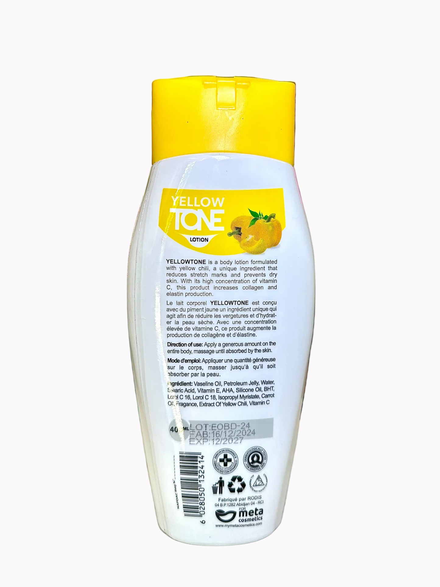 Yellow Tone Body Lotion with Vitamin C 400mL