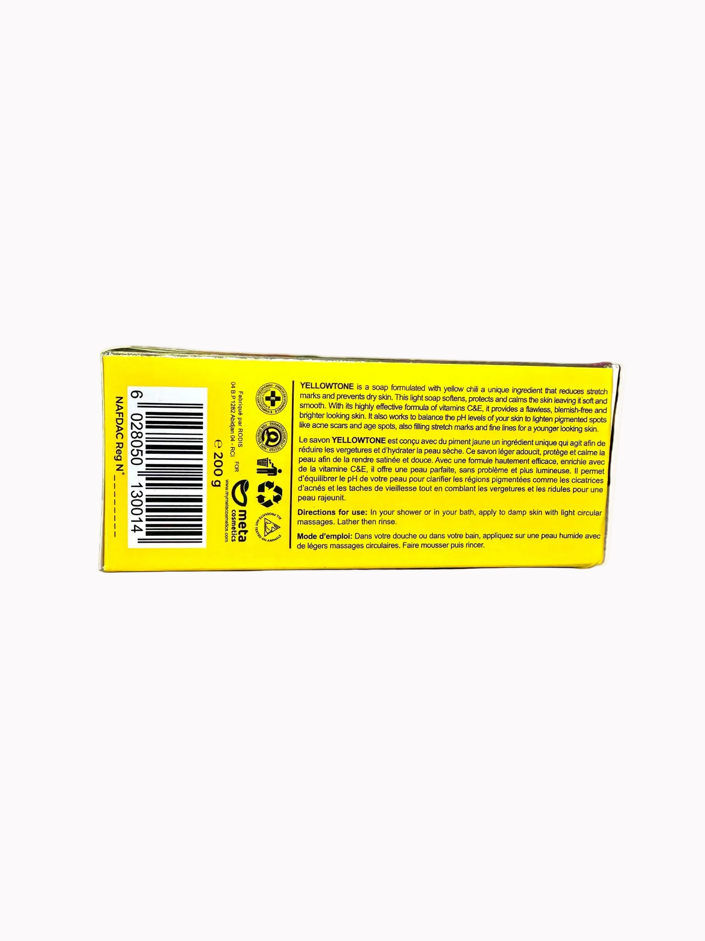 Yellow Tone Soap with Vitamin C