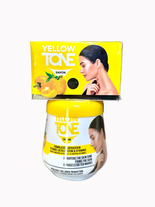 Yellow Tone Body Soap and Cream