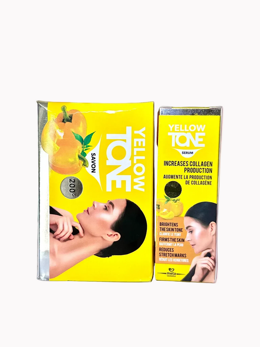 Yellow Tone Skincare Set (Body Soap 200g + Face Serum 30ml)