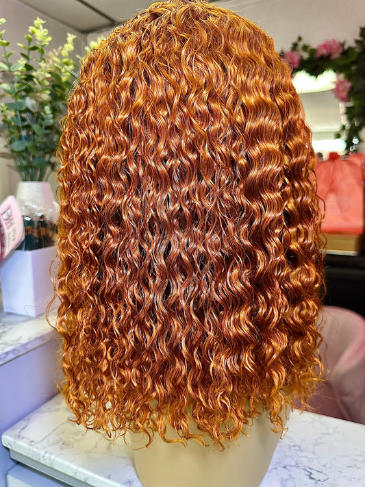 12A 13X4 Brazilian Water Wave Short Bob Lacefront Hair Wig