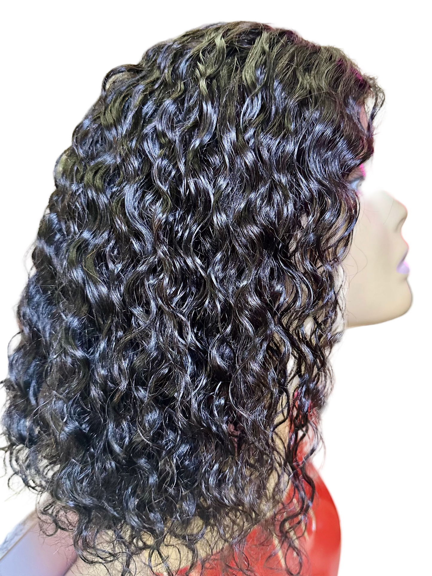 12A 13X4 Brazilian Water Wave Short Bob Lace Front Hair Wig