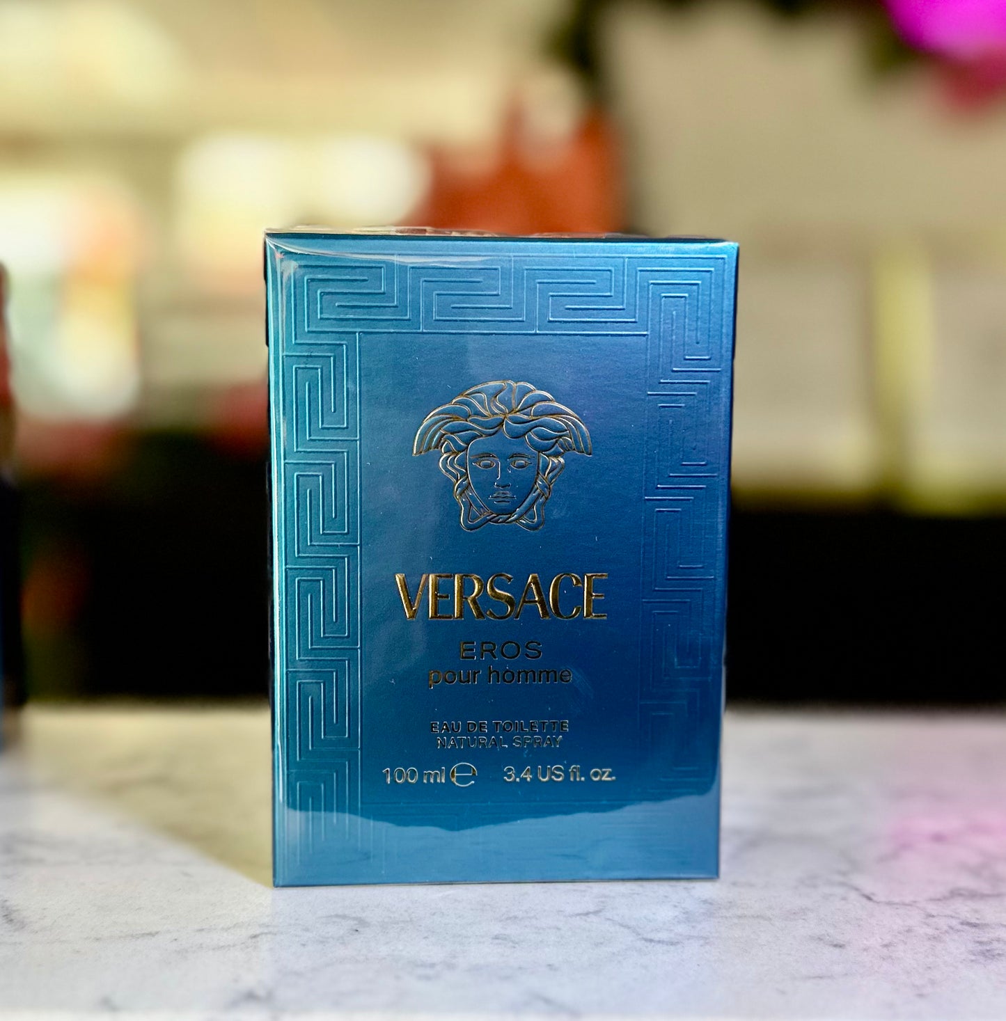 Versace Eros Eau De Toilet Pour Homme 3.4 Oz