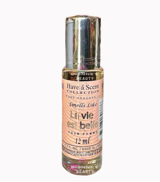 Have a Scent Pure Fragrance Smells Like "La Vie Est Belle" For Women Roll On Oils 12ml