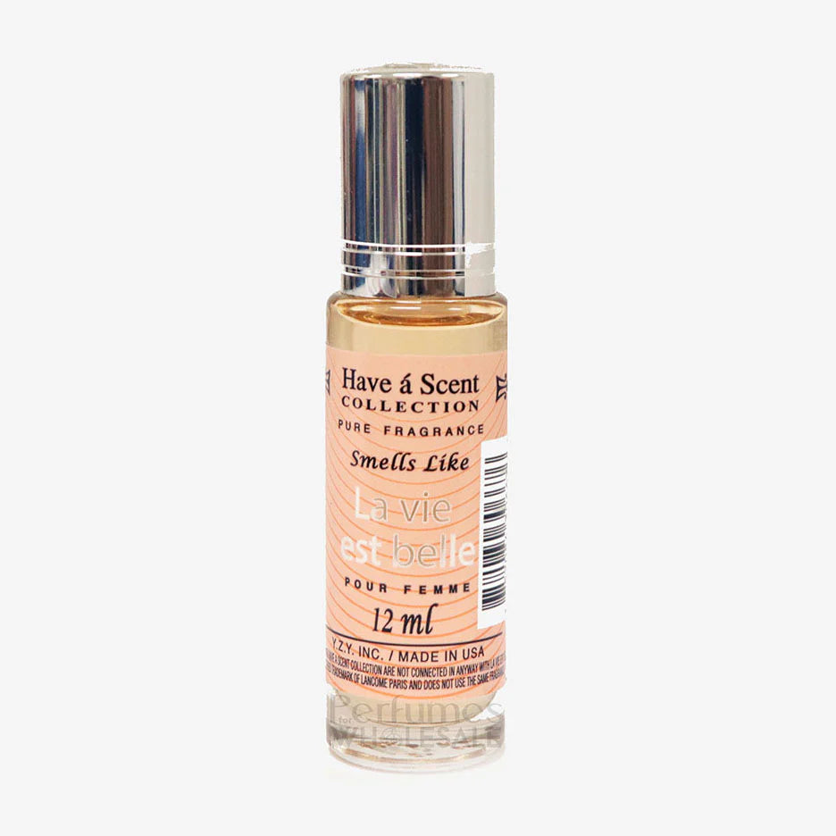 Have a Scent Pure Fragrance Smells Like "La Vie Est Belle" For Women Roll On Oils 12ml